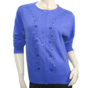 Sweater fashion all-match mother clothing cardigan