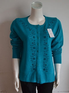 Sweater fashion all-match mother clothing cardigan