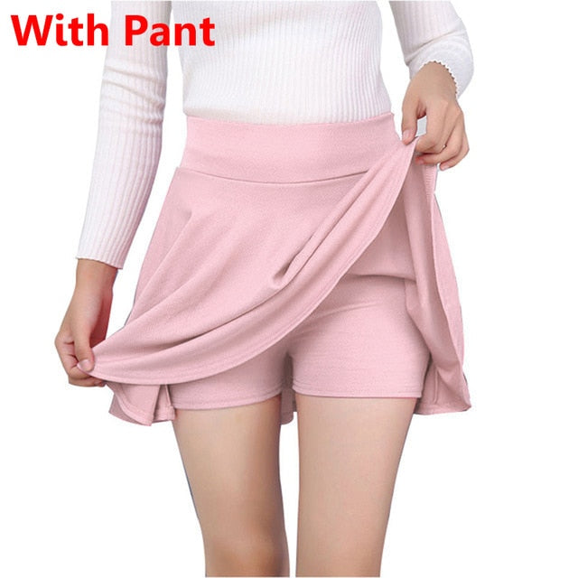 Women Plus Size Tutu School Short Skirt Pants