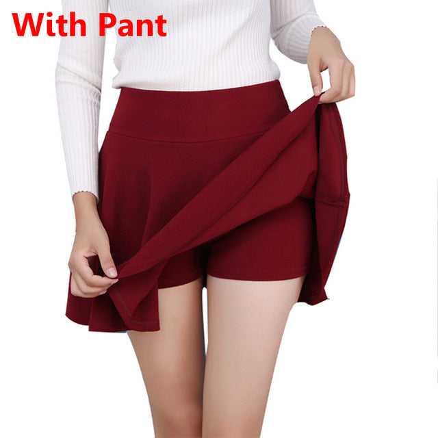 Women Plus Size Tutu School Short Skirt Pants