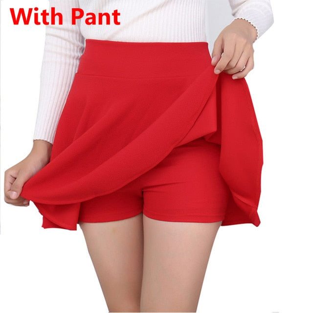 Women Plus Size Tutu School Short Skirt Pants