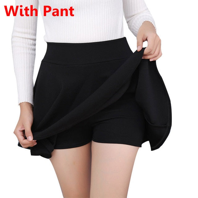 Women Plus Size Tutu School Short Skirt Pants