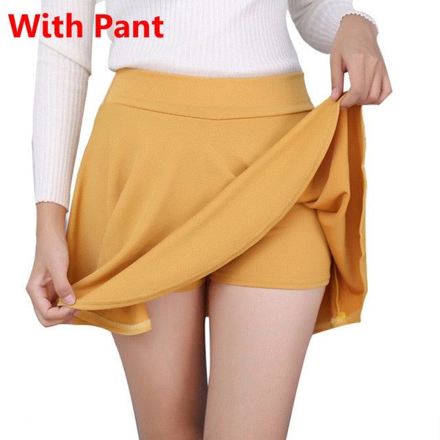 Women Plus Size Tutu School Short Skirt Pants