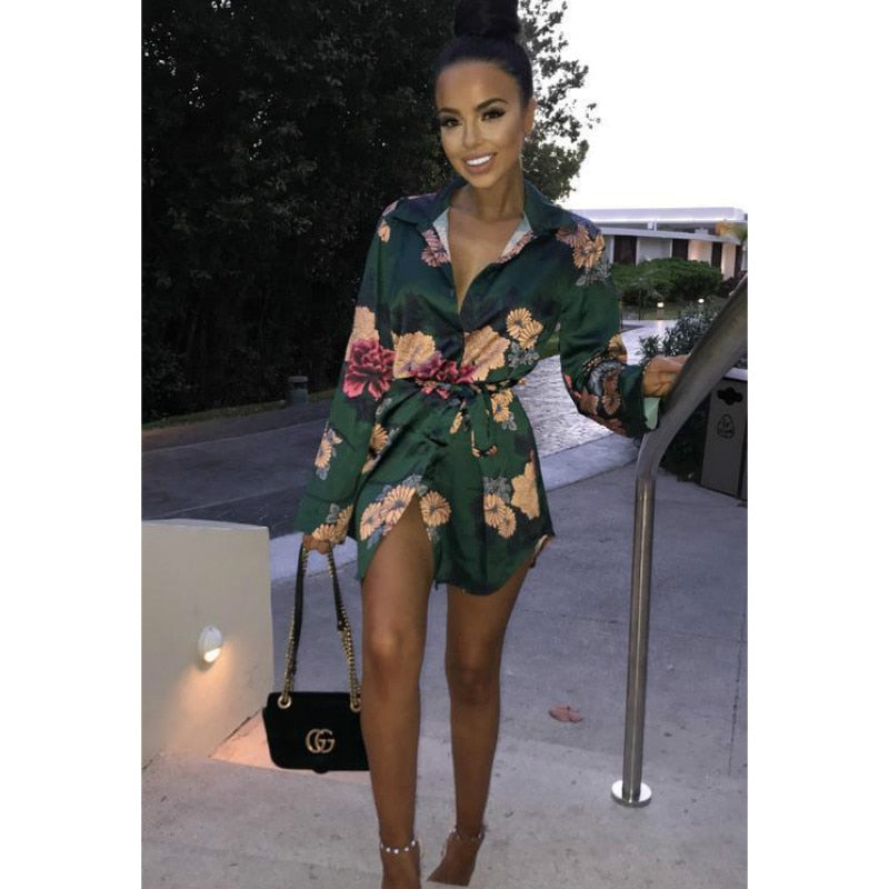 V Neck Sexy Dress Women Mini Bodycon Dresses