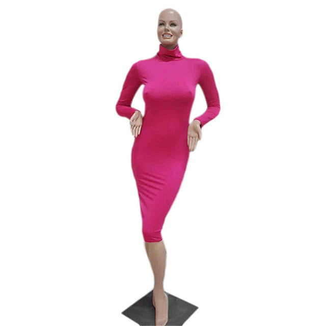 Slim Long Sleeve Bodycon Dress