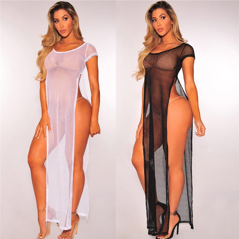 Beach Cover-up Hot Summer Transparent Swimsuit