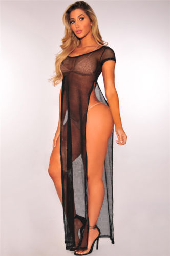 Beach Cover-up Hot Summer Transparent Swimsuit