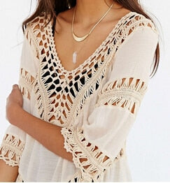 Sleeve Cover Up Bikini Bathing Suit