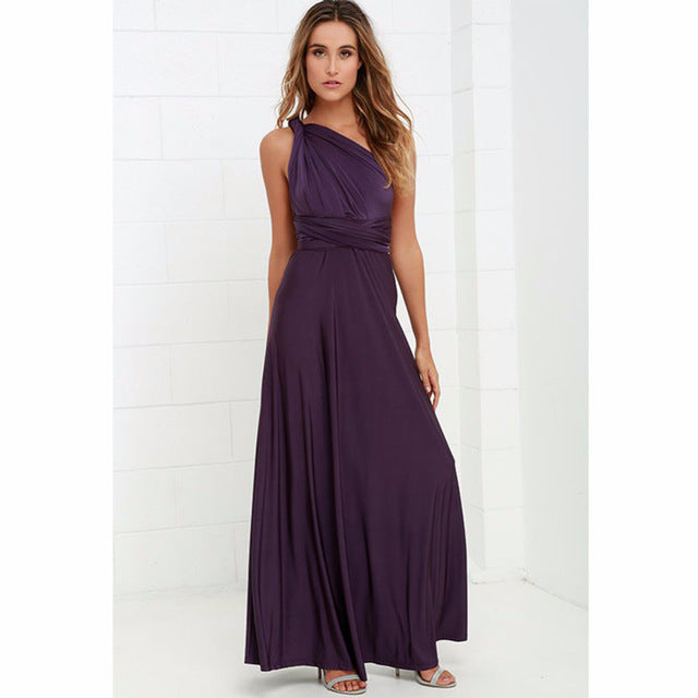 Long Summer Convertible Bohemian Maxi Dresses