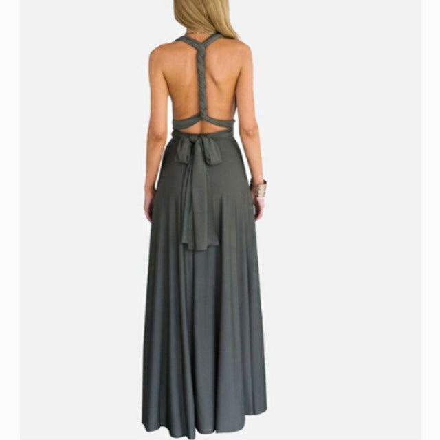 Long Summer Convertible Bohemian Maxi Dresses