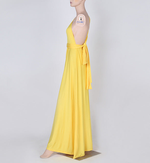 Long Summer Convertible Bohemian Maxi Dresses