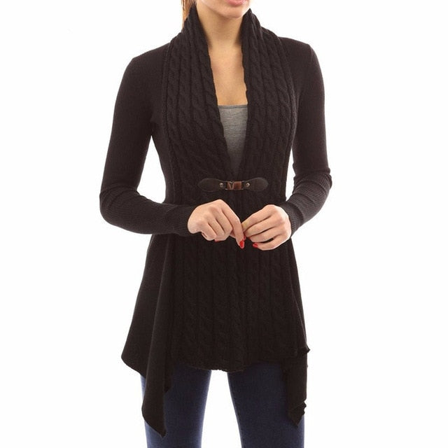 Cardigan Knitted Sweater Women