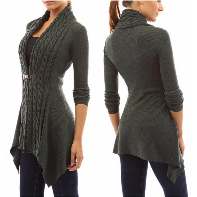Cardigan Knitted Sweater Women