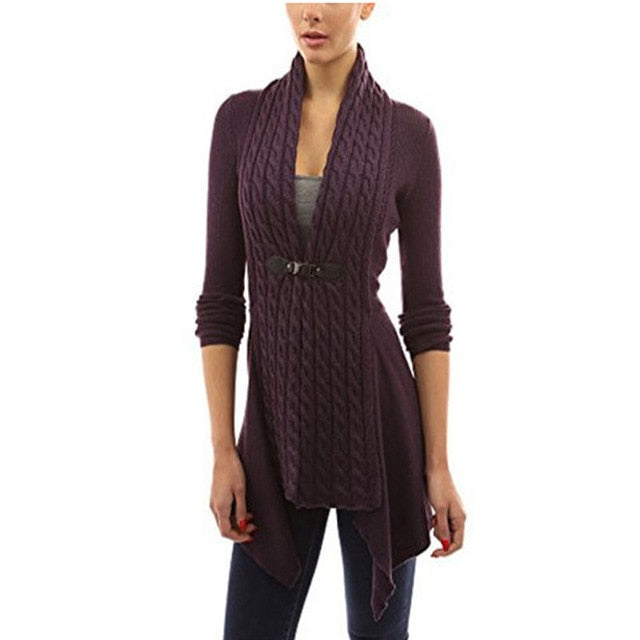 Cardigan Knitted Sweater Women
