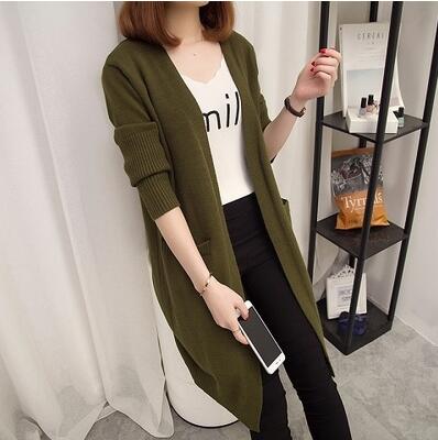 Rlyaeiz Women Sweater Long Cardigan
