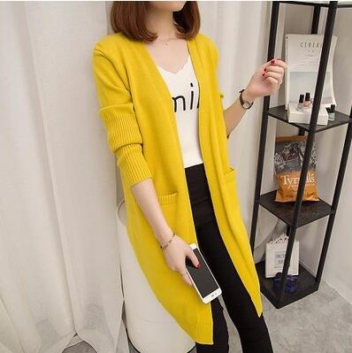 Rlyaeiz Women Sweater Long Cardigan
