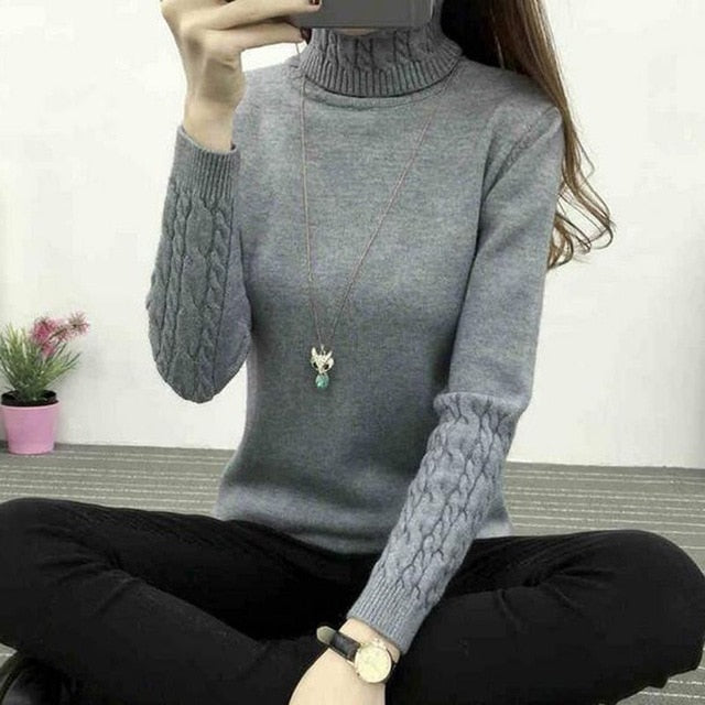 Sweaters And Pullovers Knit Long Sleeve Cashmere Sweater