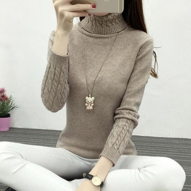Sweaters And Pullovers Knit Long Sleeve Cashmere Sweater
