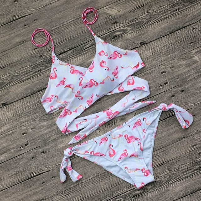 Retro Criss Cross Bikinis
