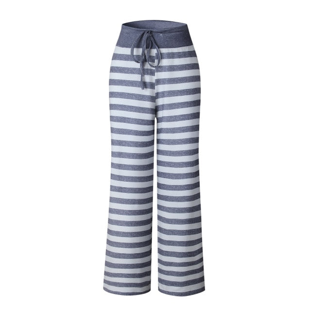 Causal Women Autumn Flower Print Pants