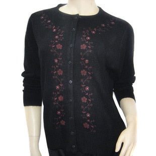 Sweater fashion all-match mother clothing cardigan