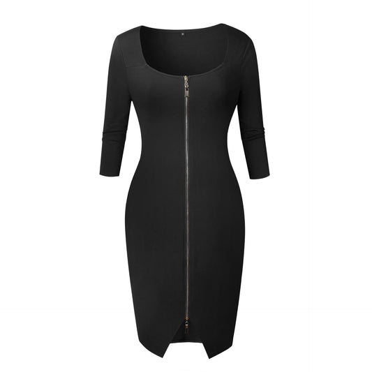 Club Low Cut Bodycon Dress