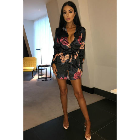 V Neck Sexy Dress Women Mini Bodycon Dresses