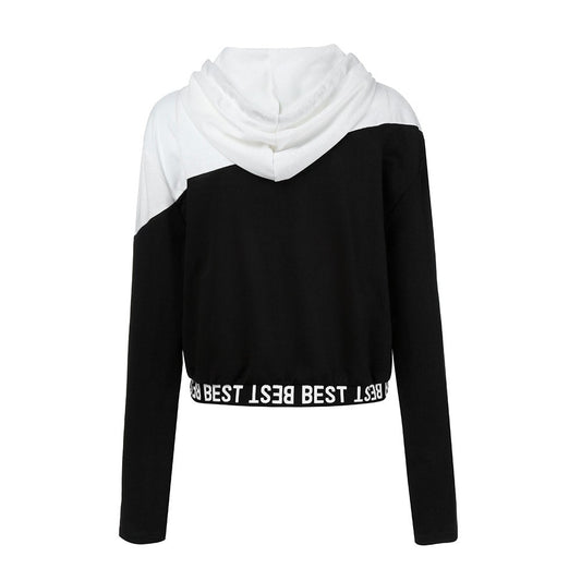 Letter Printing Caps Pullover Sweatshirt Blouse