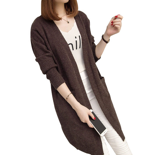 Rlyaeiz Women Sweater Long Cardigan