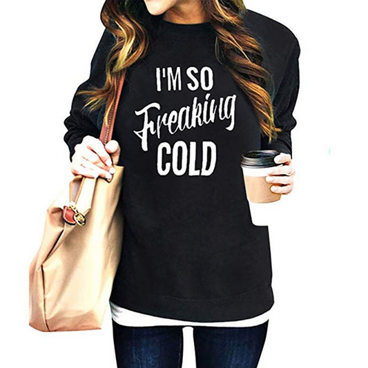 Women Letter Long Sleeve Sweatshirt