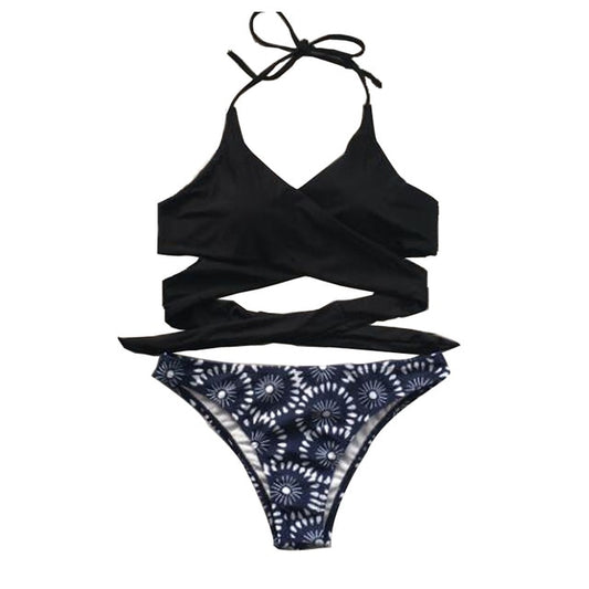 Retro Criss Cross Bikinis